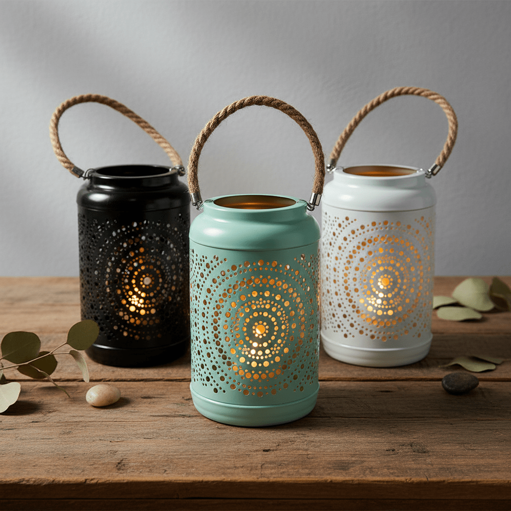 CANDELERO METALICO COLORES2