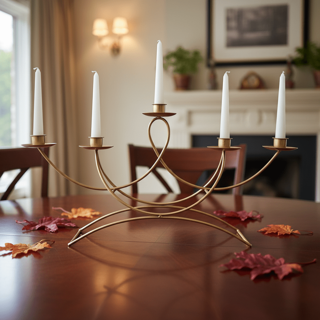 CANDELABRO 5 LUCES LION2