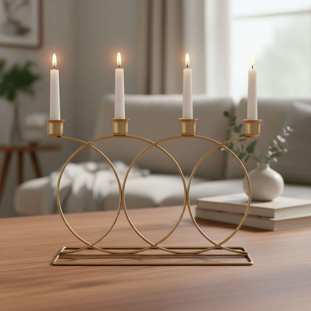 CANDELABRO 4 LUCES SNAKE2