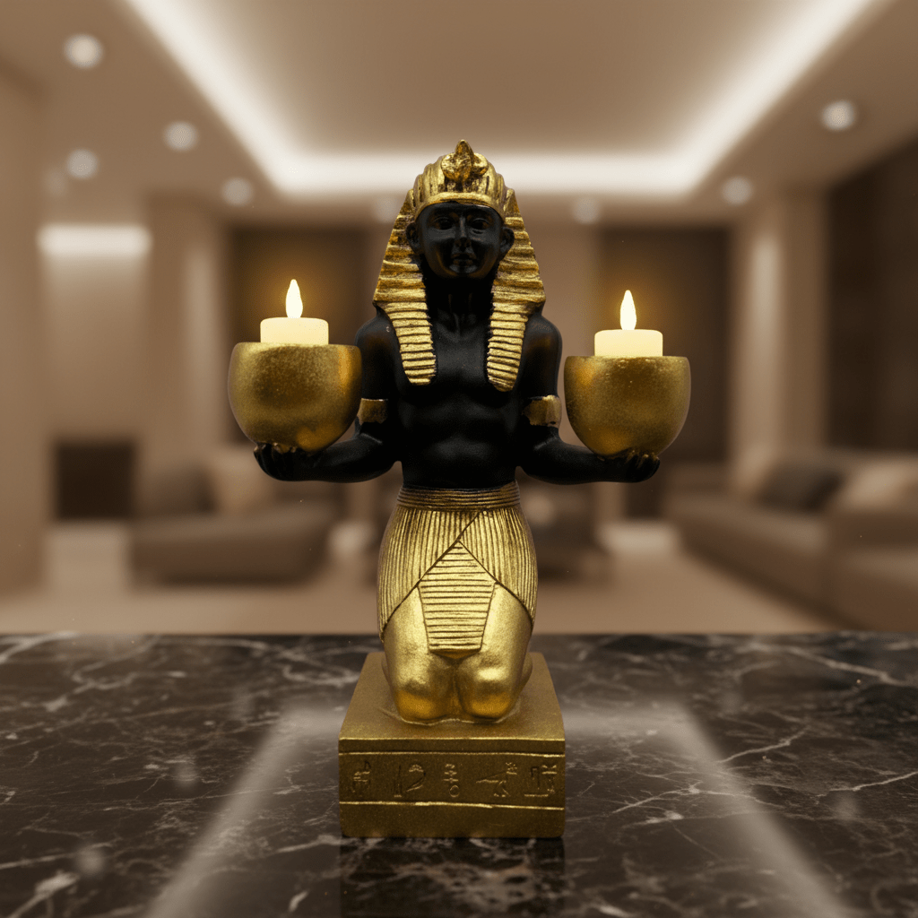 CANDELABRO EGIPCIO NEMES1