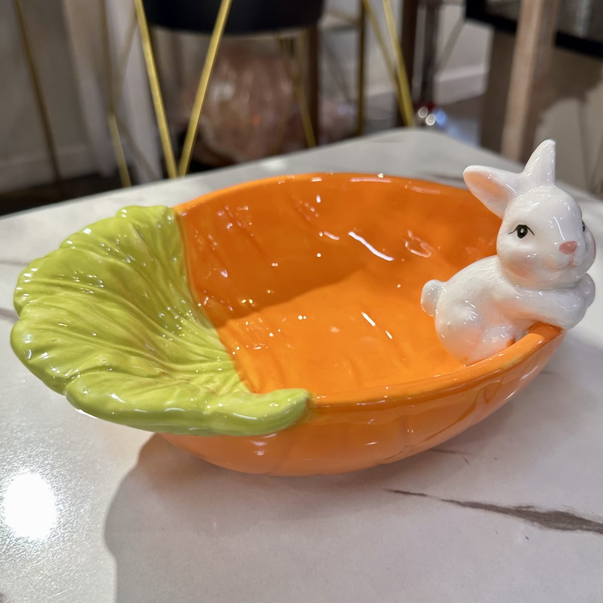 FUENTE DE CERAMICA FORMA CONEJO1