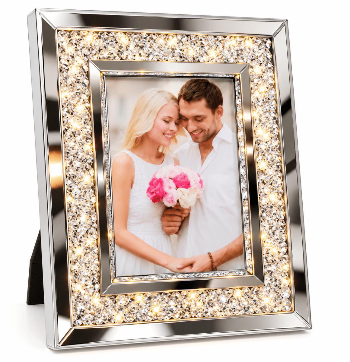 PORTAFOTO RECTANGULAR CON LUZ 25 CMS1