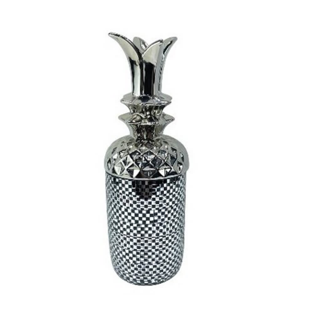 ANFORA PIÑA PLATA1