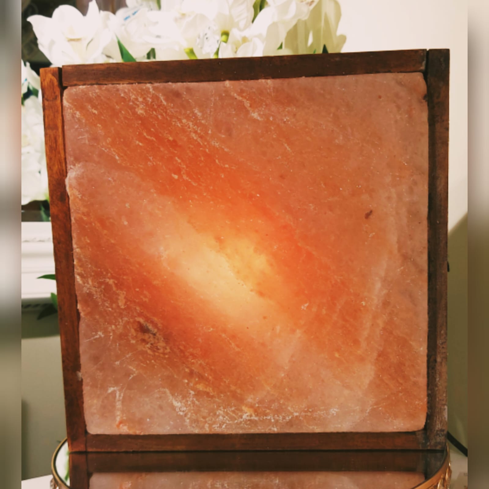 LAMPARA DE SAL FUEGO