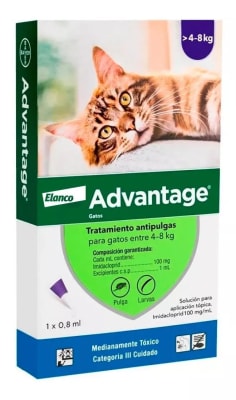 ADVANTAGE PIPETA ANTIPULGAS HASTA 8 KG1