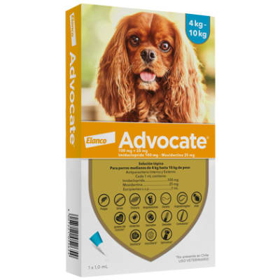 ADVOCATE PERRO 4KG A 10KG (1.0ML)1
