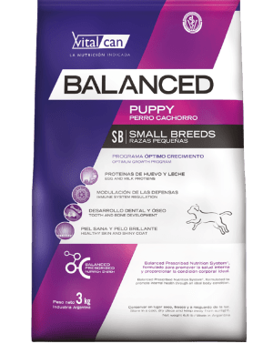 BALANCED PERRO CACHORRO RAZA PEQUEÑA 3KG1