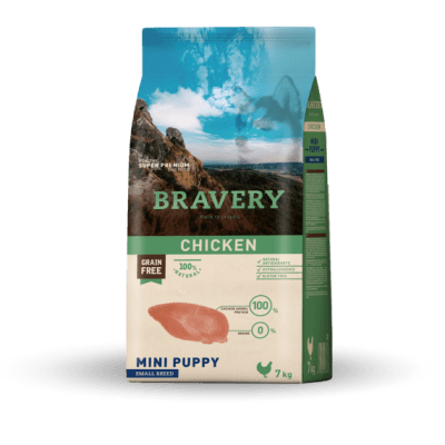 BRAVERY CACHORRO RAZAS PEQUEÑAS POLLO 7KG1