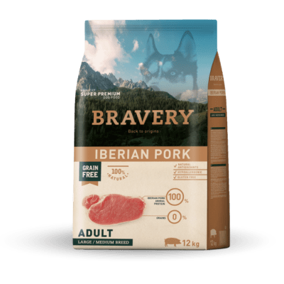 BRAVERY PERRO ADULTO RAZAS MEDIANAS/GRANDES CERDO IBERICO1