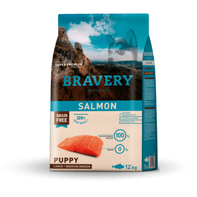 BRAVERY PERRO CACHORRO RAZAS MEDIANAS/GRANDES SALMON1