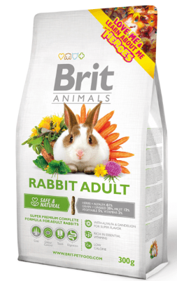 BRIT ANIMAL RABBIT ADULT 300 GRS1