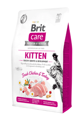 BRIT CARE GATO KITTEN FRESH CHICKEN & TURKEY 2KG1