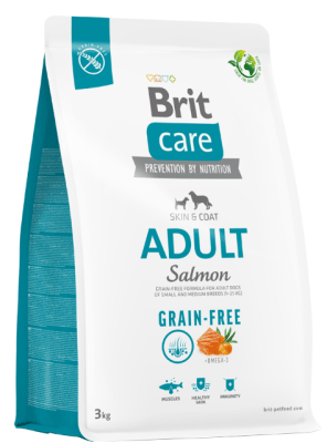 BRIT CARE GF PERRO ADULTO RAZAS PEQUEÑAS/MEDIANAS SALMON1