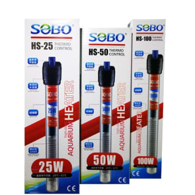 TERMOCALEFACTOR DE VIDRIO PARA ACUARIOS 25W - 50W - 100W1