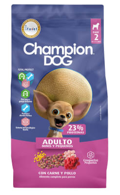 CHAMPION DOG ADULTO RAZAS MINIS & PEQUEÑAS 18KG1