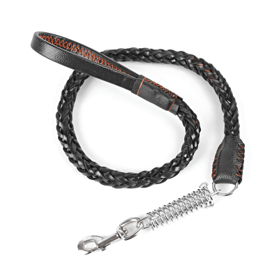 CORREA TRAILLA ECO CUERO TRENZADA MARBEN PETS1