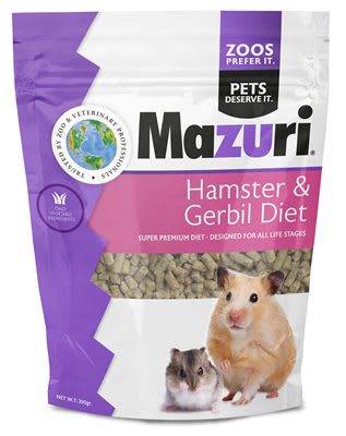 MAZURI HAMSTER Y GERBOS 350GRS1