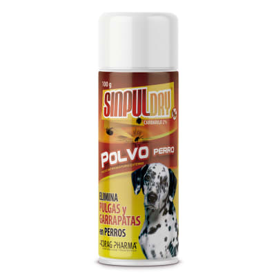 SINPUL DRY TALCO ANTIPULGAS PERRO 100GR1