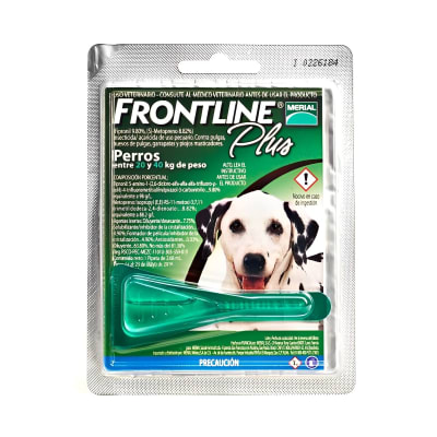 FRONTLINE PLUS PIPETA ANTIPULGAS PERRO 20 A 40 KG1