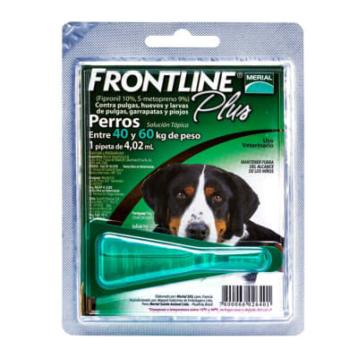 FRONTLINE PLUS PIPETA ANTIPULGAS PERRO 40-60 KG1