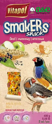 SMAKERS FRUIT PARA PINZONES CEBRA Y AVES EXÓTICAS1