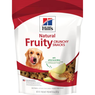HILL'S NATURAL FRUITY CRUNCHY SNACK MANZANA Y AVENA 227 GRS1