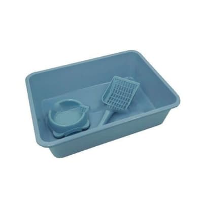 KIT BANDEJA SANITARIA PARA GATOS + PALA1