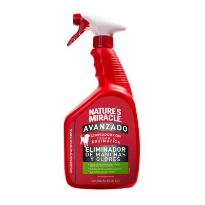 ELIMINADOR DE MANCHAS Y OLORES AVANZADO PERROS NATURE'S MIRACLE 946 ML1