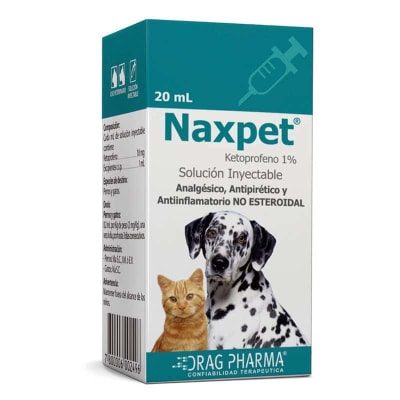 NAXPET SOLUCION INYECTABLE 20 ML1