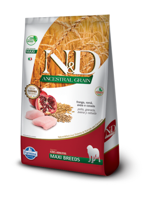 N&D ANCESTRAL GRAIN PERRO ADULTO RAZAS MAXI POLLO Y GRANADA 10KG1