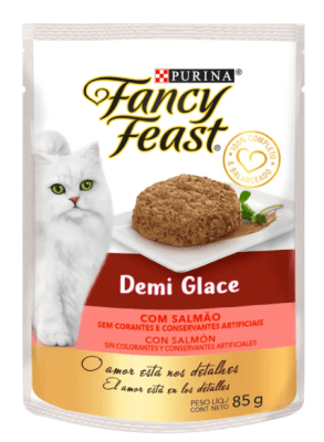 SACHET FANCY FEAST DEMI GLACE SALMON 85GR1