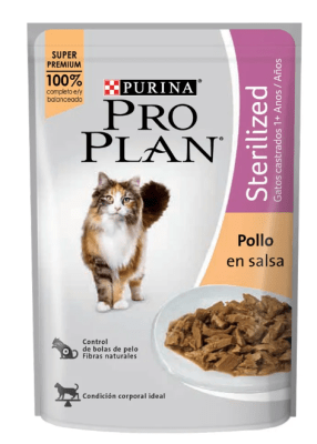 SACHET PRO PLAN GATO ADULTO ESTERILIZADO POLLO 80GR1