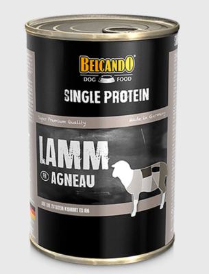LATA BELCANDO SINGLE PROTEIN CORDERO 400 GRS1