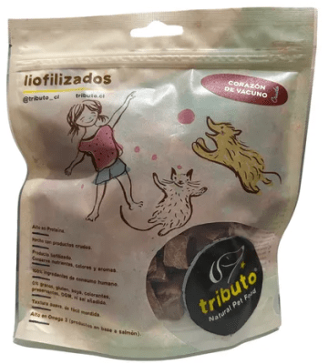 TRIBUTO CRUDOS LIOFILIZADOS 100 GRS CORAZONES DE VACUNO1