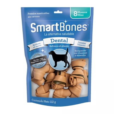 SMARTBONES DENTAL 8 MINI HUESOS 112GR1