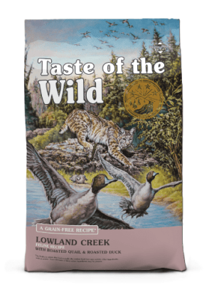 TASTE OF THE WILD FELINE LOWLAND CREEK CODORNIZ Y PATO 2KG1