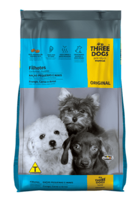 THREE DOGS ORIGINAL CACHORRO RAZAS PEQUEÑAS Y MINI 3KG1