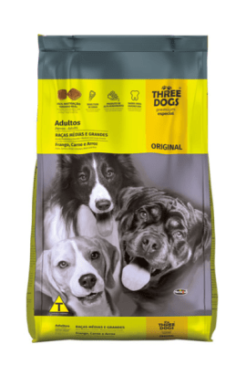 THREE DOGS ORIGINAL PERROS ADULTOS RAZAS MEDIANAS Y GRANDES 20KG1