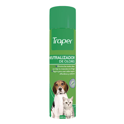 NEUTRALIZADOR DE OLORES PERROS Y GATOS SPRAY TRAPER 440 CC1