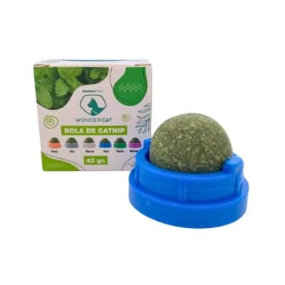 JUGUETE BOLA GIRATORIA CATNIP WONDER CAT1