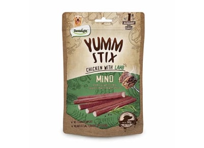 YUMM STIX MIND SNACK PERRO POLLO CON CORDERO 50GR1