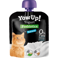 YOW UP! YOGURT NATURAL PREBIOTIC GATO 85 GRS