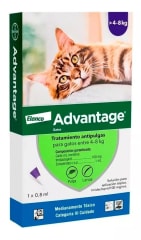 ADVANTAGE PIPETA ANTIPULGAS HASTA 8 KG
