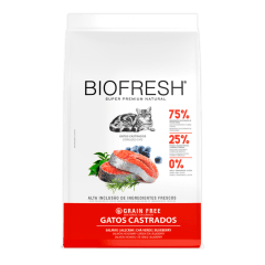 BIOFRESH GATO ADULTO CASTRADO SALMON