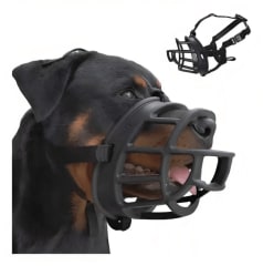 BOZAL PARA PERROS NEGRO