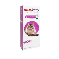 BRAVECTO GATO 6.25 A 12.5 KG (PIPETA ANTIPULGAS)