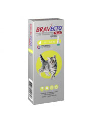 BRAVECTO GATO PLUS 1.2 A 2.8 KG (PIPETA ANTIPULGAS Y ANTIGARRAPATAS)
