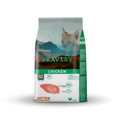 BRAVERY GATO KITTEN POLLO 2KG