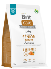 BRIT CARE GF PERRO ADULTO SENIOR & LIGHT SALMON