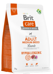 BRIT CARE HIPOALERGENICO PERRO ADULTO RAZAS MEDIANAS LAMB